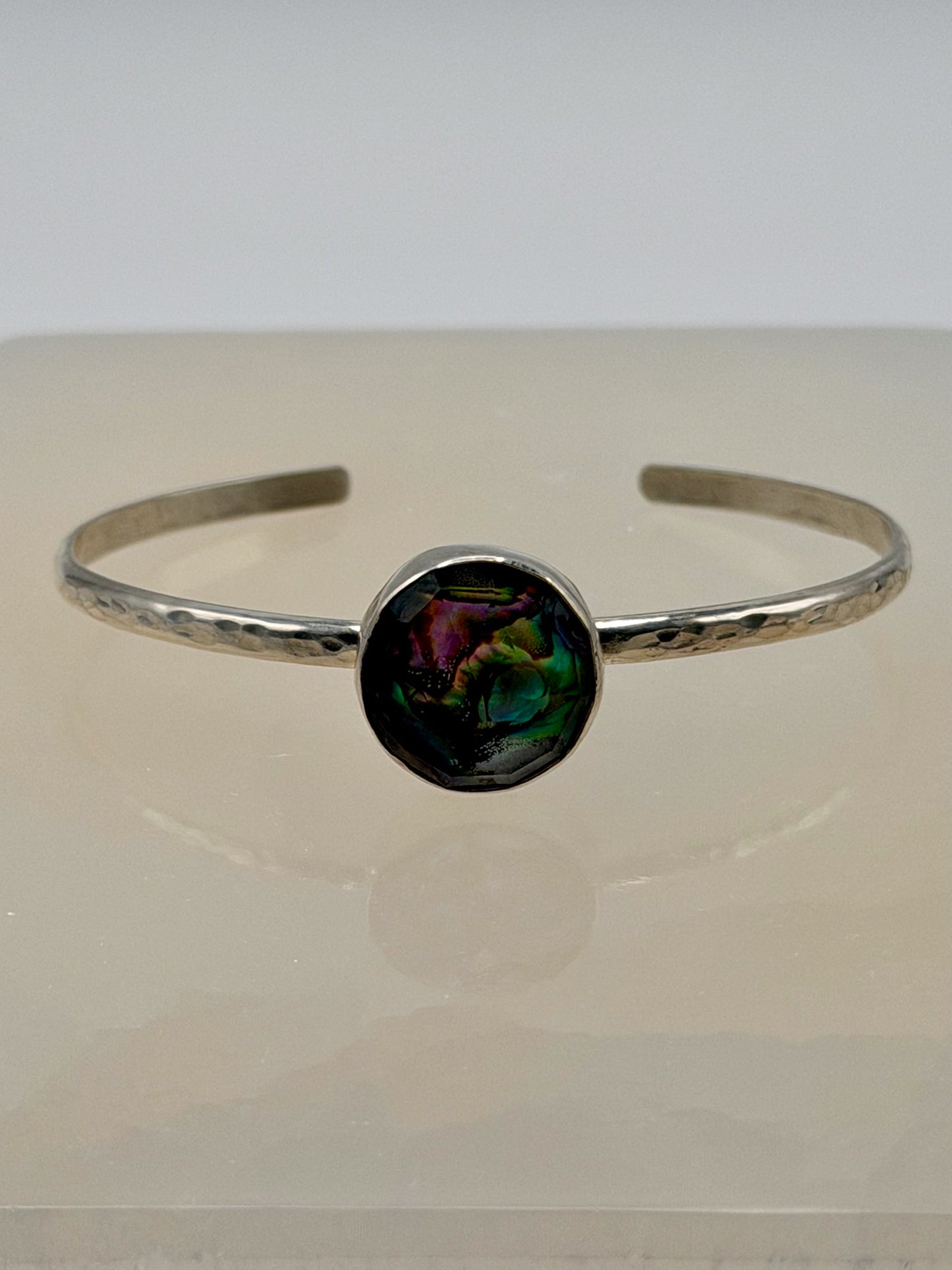 The Siren’s Song Cuff | Small Abalone Stacking Bracelet
